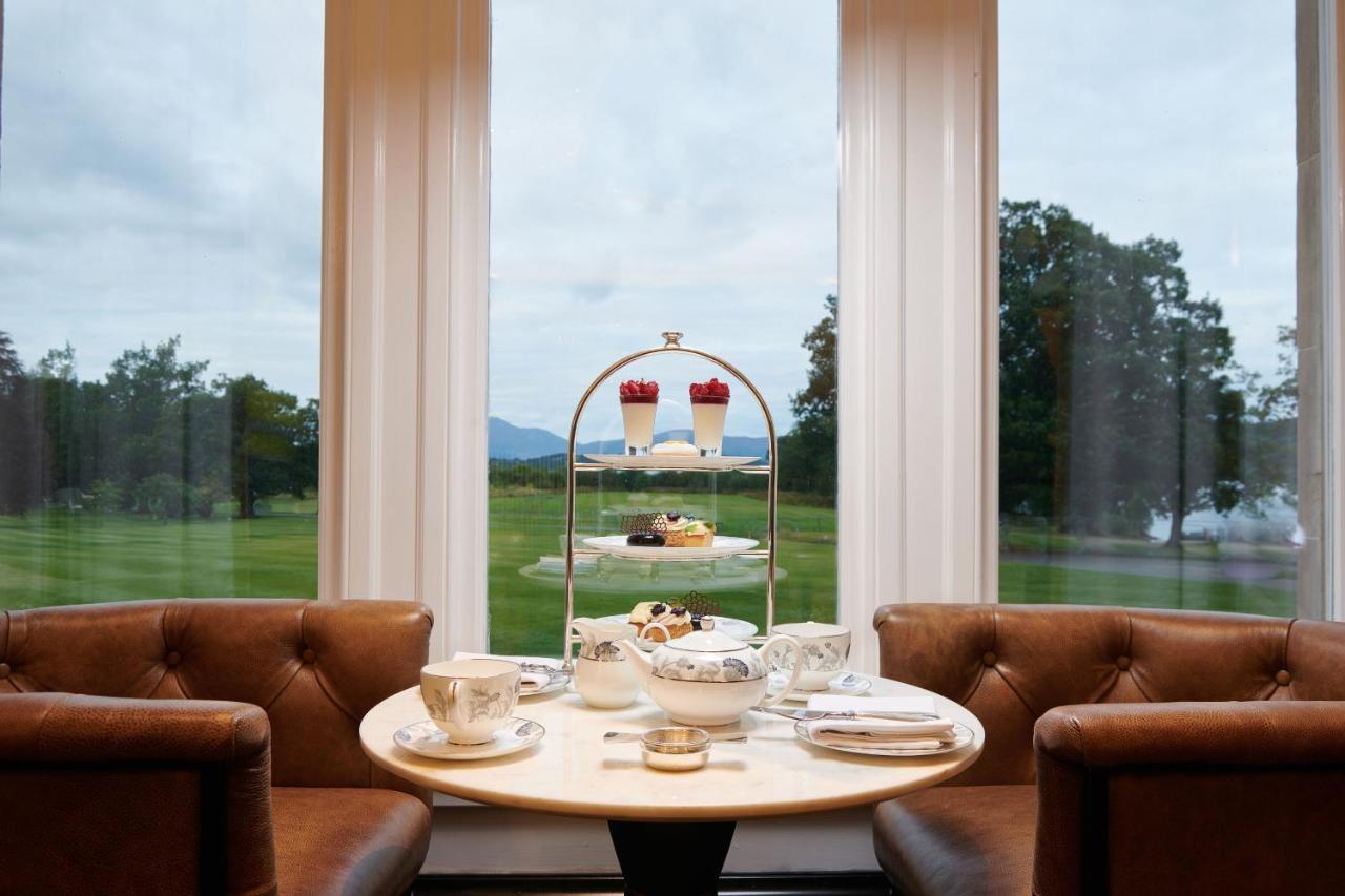Cameron House on Loch Lomond Alexandria Exteriör bild Afternoon tea at The Manor