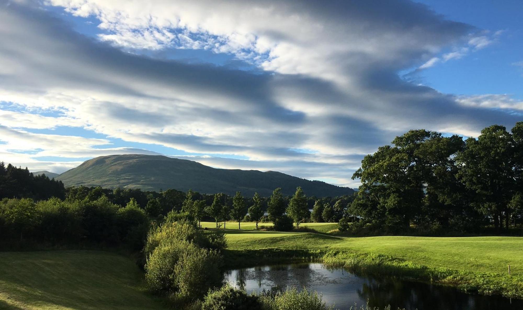 Cameron House on Loch Lomond Alexandria Exteriör bild The River Calder at Castle Hill