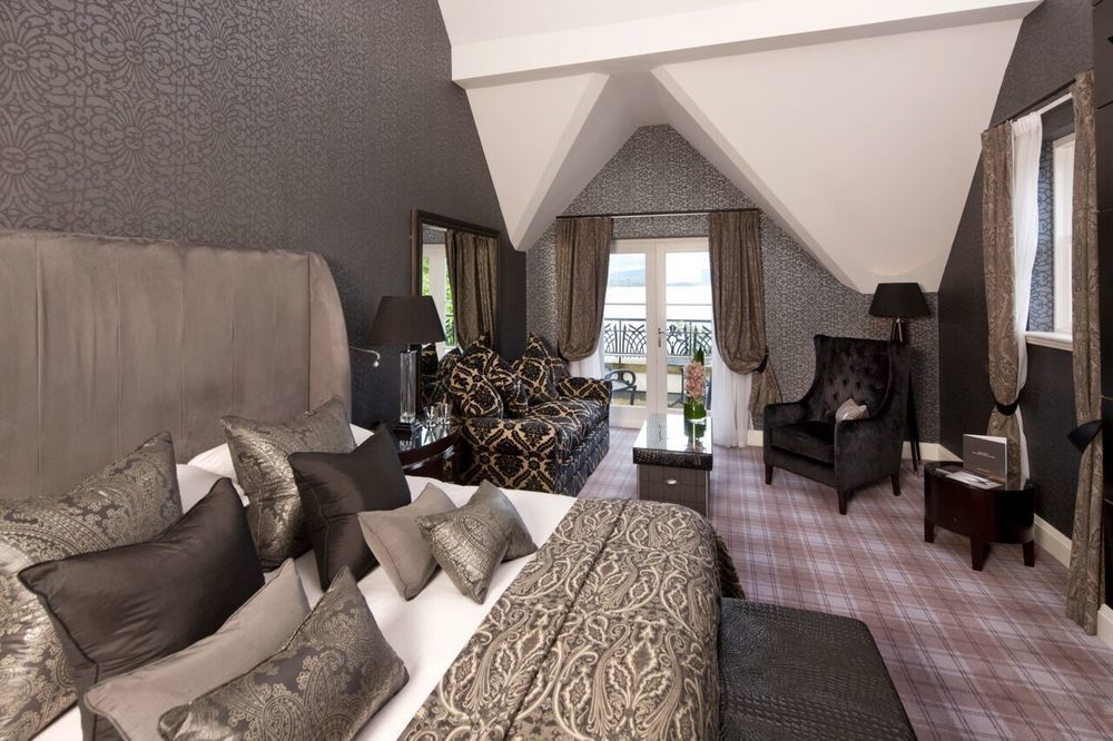 Cameron House on Loch Lomond Alexandria Exteriör bild A bedroom at the hotel